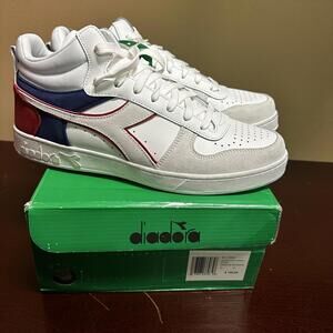 Diadora Magic Basket Demi Cut Americana White sneakers Sz 12